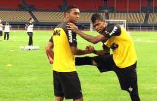 No estdio Guangxi, Galo fez o ltimo treino em territrio chins