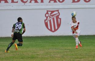 Com gols de Jnior Nego e Tch, Amrica venceu amistoso contra o Villa Nova, que descontou graas  finalizao de Geovane