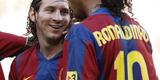 Imagens de arquivo de 2007: Messi e Ronaldinho voltaro a jogar juntos nesta sexta-feira, em Portugal, na despedida de Deco