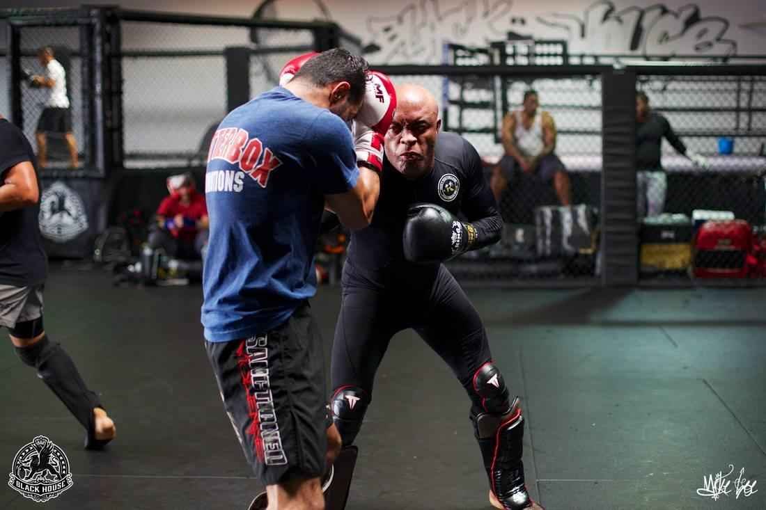 Fotos dos treinos de Anderson Silva em julho