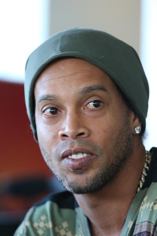 Ronaldinho se despediu do Atltico na manh desta quarta-feira, em entrevista coletiva na Cidade do Galo