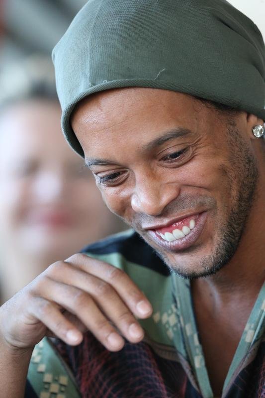 Ronaldinho se despediu do Atltico na manh desta quarta-feira, em entrevista coletiva na Cidade do Galo