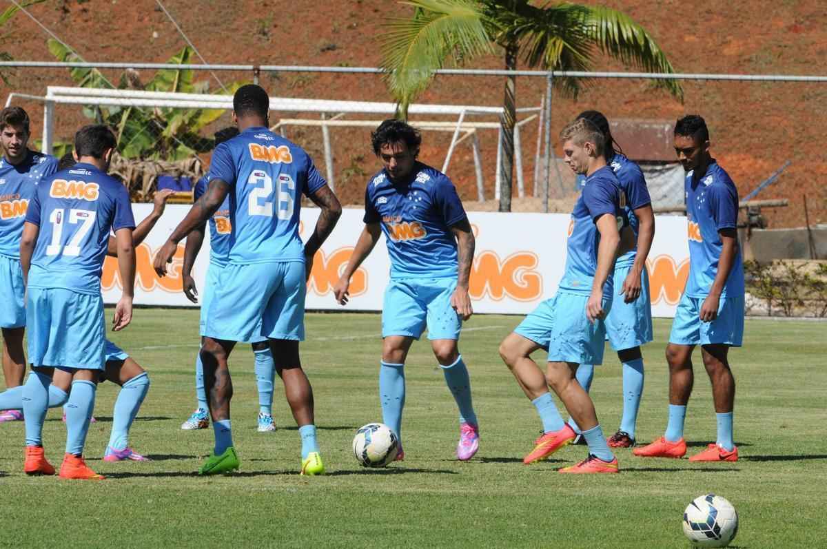 Imagens: Cruzeiro encerra preparao para enfrentar o Botafogo