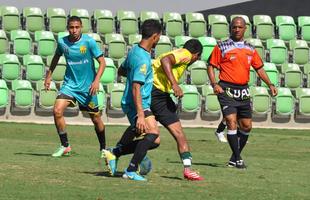 Os reservas do Amrica levaram a melhor sobre o Betim em jogo-treino na manh desta segunda-feira, no CT Lanna Drumond. Os gols foram marcados por Jnior Nego, Renato Santos e Diney, todos no segundo tempo da atividade. Ao mesmo tempo, os titulares realizaram uma atividade regenerativa na academia do clube.