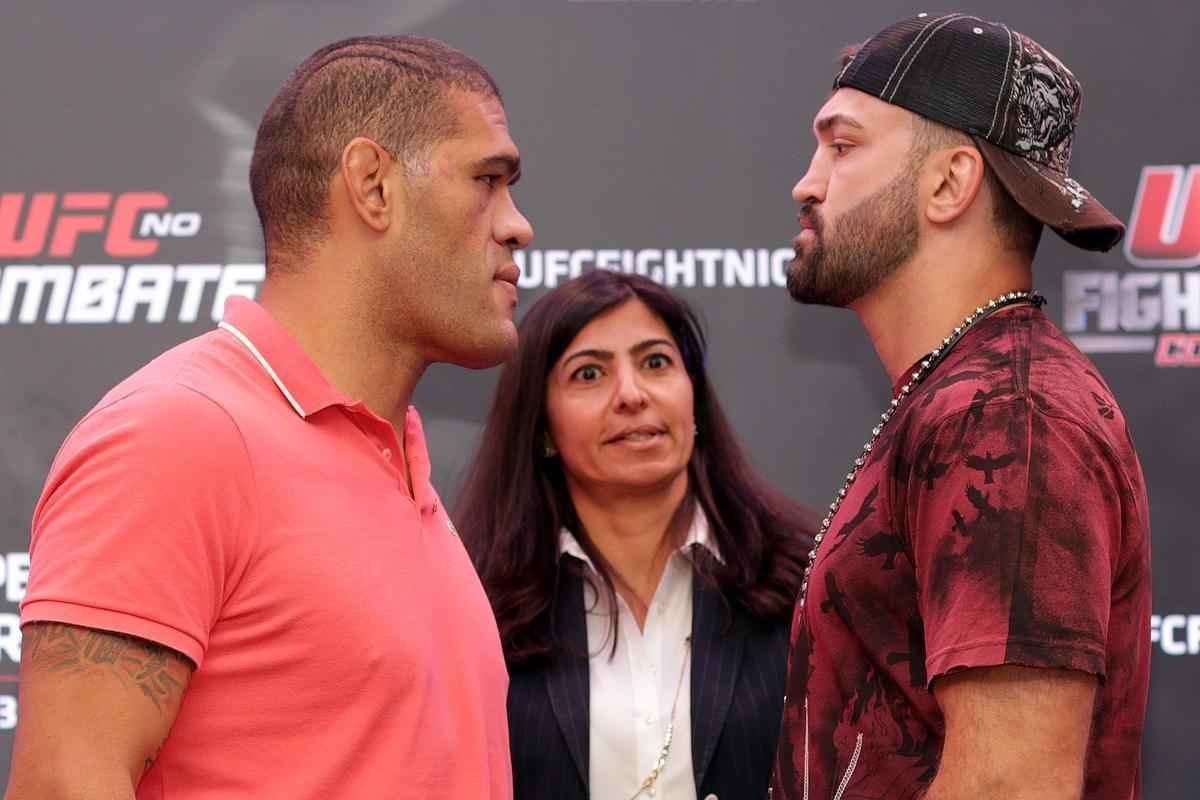 Encarada entre Pezo e Arlovski em Braslia
