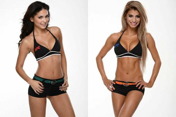 Imagens das novas octagon girls do UFC: Betzy Montero e Jamilette Gaxiola 