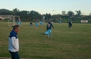 No hotel onde est� hospedada, em Nova Veneza, equipe finaliza prepara��o para enfrentar o Crici�ma