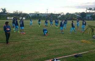 No hotel onde est� hospedada, em Nova Veneza, equipe finaliza prepara��o para enfrentar o Crici�ma