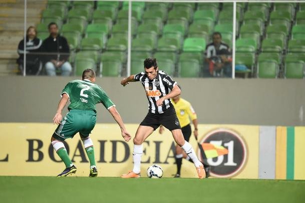 Imagens do jogo entre Atltico e Palmeiras no Independncia