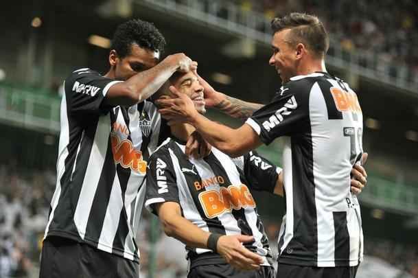 Imagens do jogo entre Atltico e Palmeiras no Independncia