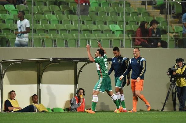 Imagens do jogo entre Atltico e Palmeiras no Independncia