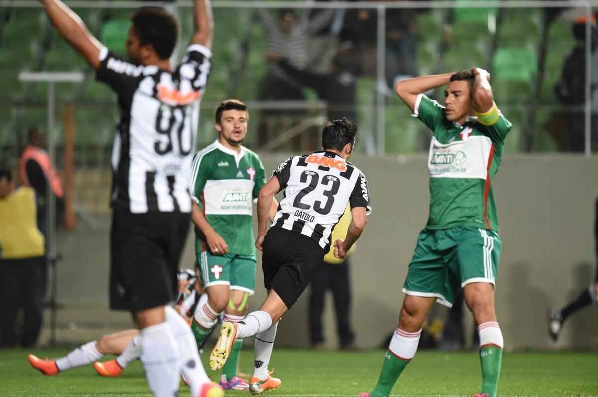 Imagens do jogo entre Atltico e Palmeiras no Independncia