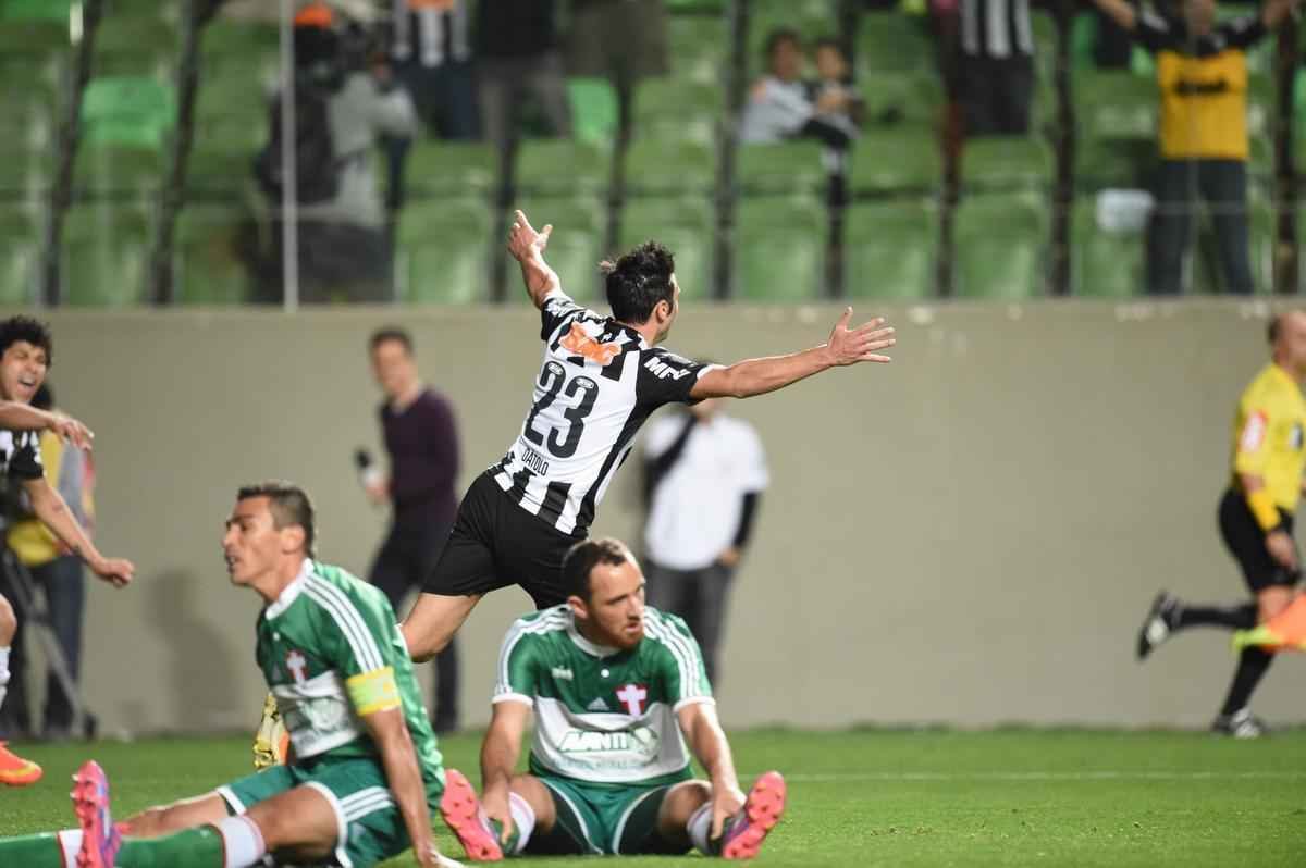 Imagens do jogo entre Atltico e Palmeiras no Independncia