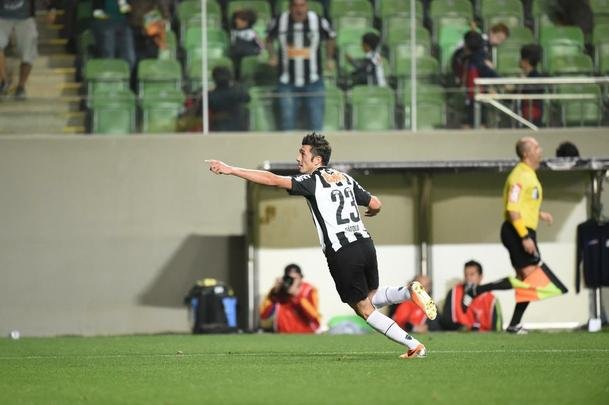 Imagens do jogo entre Atltico e Palmeiras no Independncia