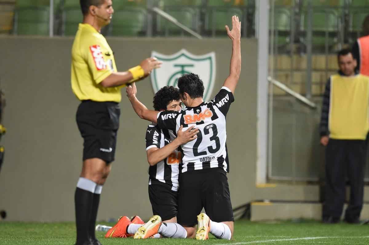 Imagens do jogo entre Atltico e Palmeiras no Independncia