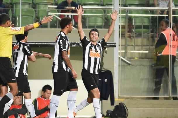 Imagens do jogo entre Atltico e Palmeiras no Independncia