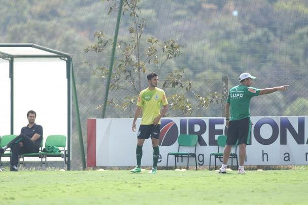 Imagens do ltimo treino do Amrica antes do jogo contra a Ponte Preta, no Independncia, pela 18 rodada da Srie B do Brasileiro