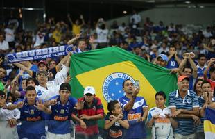 Imagens da torcida do Cruzeiro no jogo contra o Grmio
