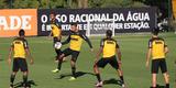 Galo treina visando ao jogo contra o Internacional, pelo Campeonato Brasileiro