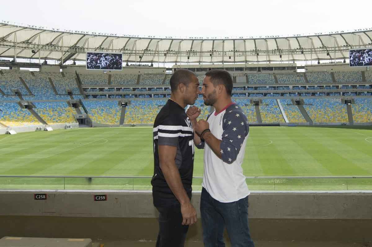 Encarada tensa entre Aldo e Mendes. Lutadores chegaram a trocar empurres