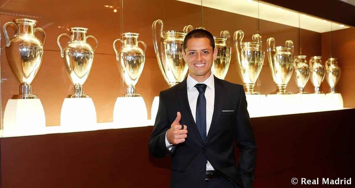 Chicharito Hernndez foi emprestado do Manchester United ao Real Madrid