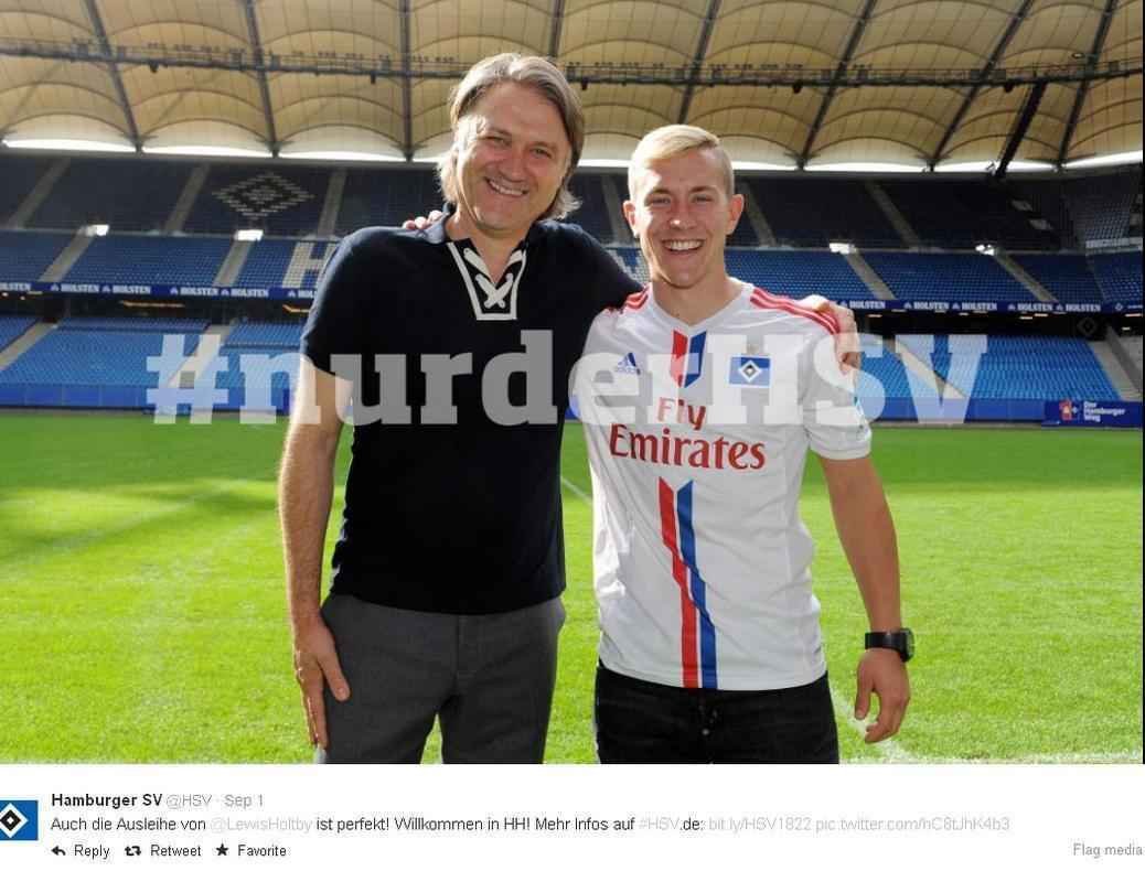 Lewis Holtby chegou ao Hamburgo por emprstimo cedido pelo Tottenham
