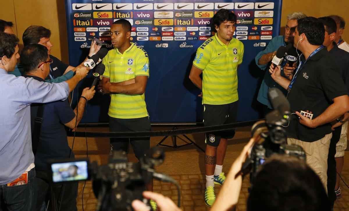 Jogadores da Seleo Brasileira durante treino fsico em Miami visando aos amistosos contra Colmbia e Equador