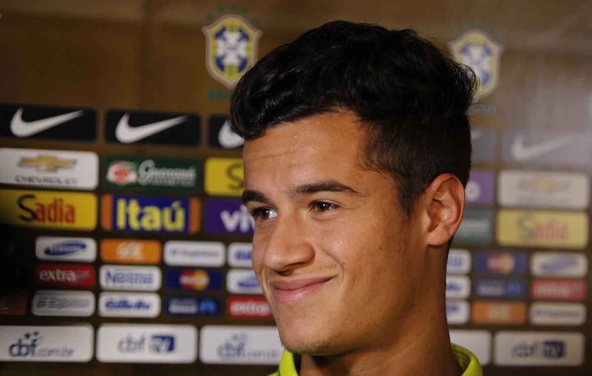 Jogadores da Seleo Brasileira durante treino fsico em Miami visando aos amistosos contra Colmbia e Equador