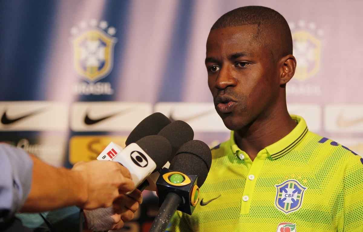 Jogadores da Seleo Brasileira durante treino fsico em Miami visando aos amistosos contra Colmbia e Equador