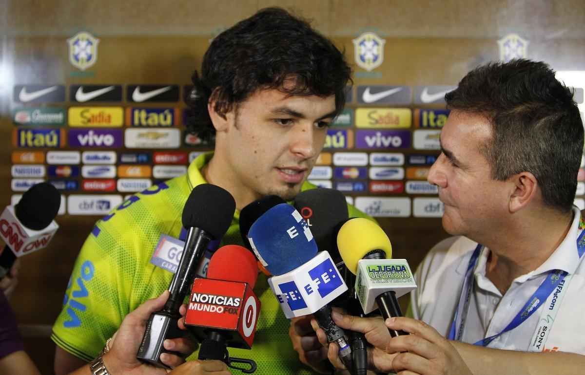 Jogadores da Seleo Brasileira durante treino fsico em Miami visando aos amistosos contra Colmbia e Equador
