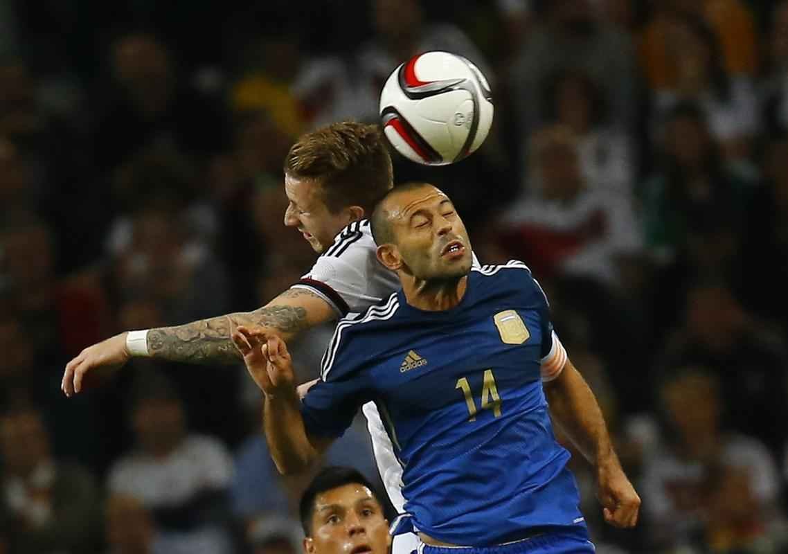 Imagens do amistoso entre Alemanha e Argentina em Dusseldorf