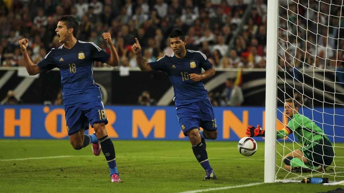 Imagens do amistoso entre Alemanha e Argentina em Dusseldorf