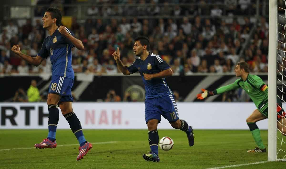 Imagens do amistoso entre Alemanha e Argentina em Dusseldorf