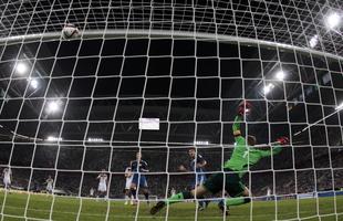 Imagens do jogo entre Argentina e Alemanha em Dusseldorf