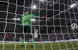 Imagens do jogo entre Argentina e Alemanha em Dusseldorf