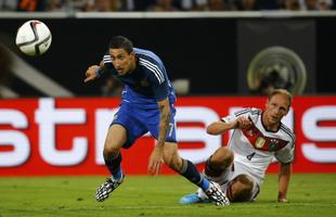 Imagens do jogo entre Argentina e Alemanha em Dusseldorf