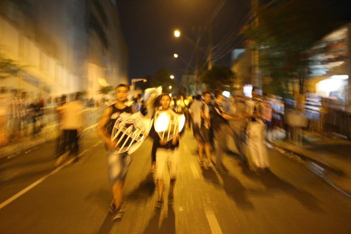 Torcedores chegaram ao Independncia animados e deram grande incentivo aos jogadores atleticanos