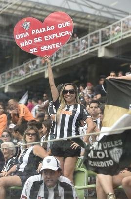 Imagens da torcida no jogo entre Atltico e Vitria pelo Campeonato Brasileiro