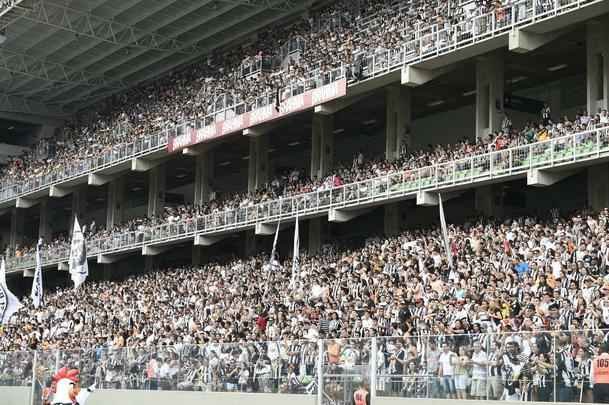 Imagens da torcida no jogo entre Atltico e Vitria pelo Campeonato Brasileiro
