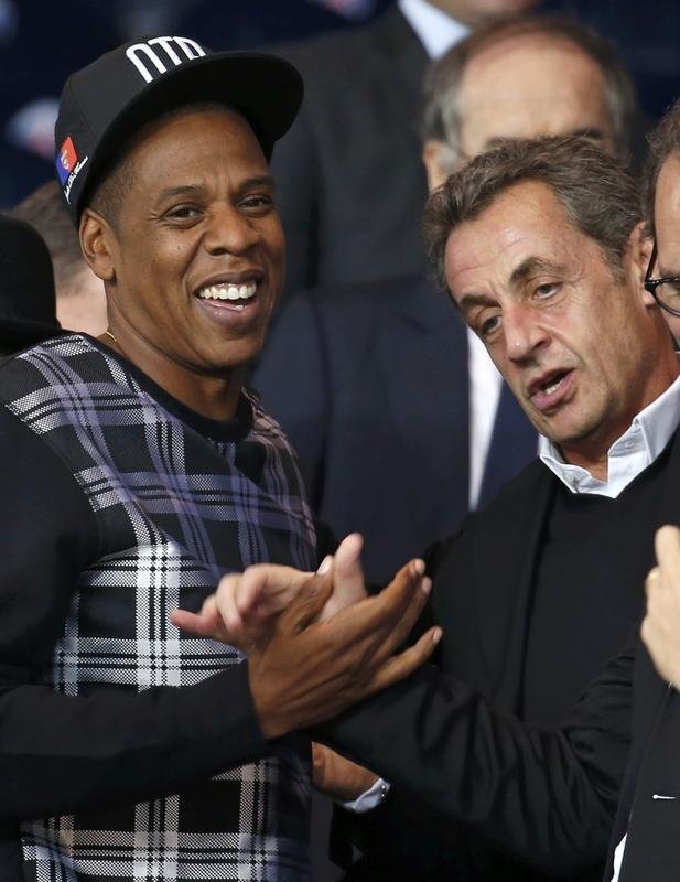 Jogo pela Liga dos Campees entre PSG e Barcelona, em Paris, reuniu cantora Beyonc e seu marido, o rapper Jay-Z; o ex-jogador ingls David Beckham e o ex-presidente da Frana, Nicolas Sarkozy