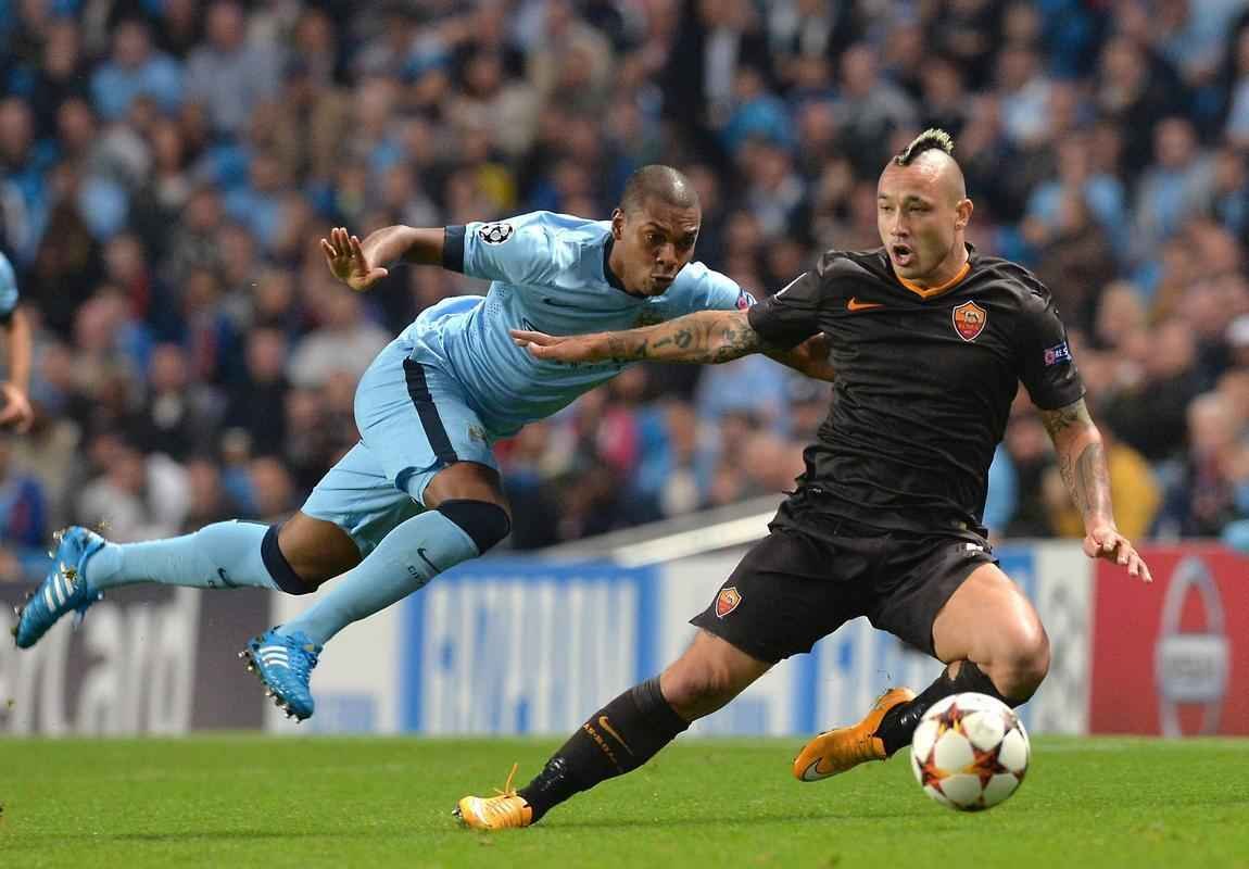 Jogo entre Manchester City x Roma terminou empatado em 1 a 1