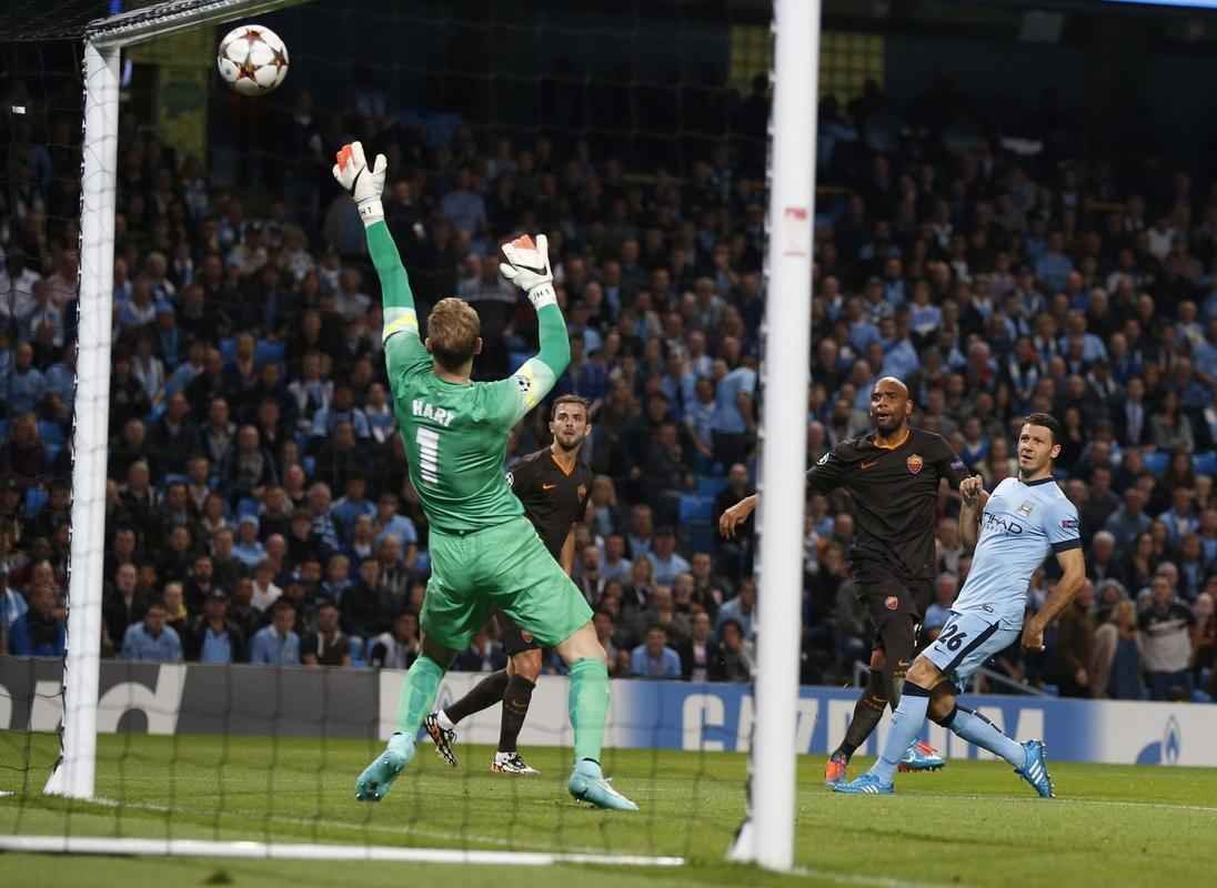 Jogo entre Manchester City x Roma terminou empatado em 1 a 1