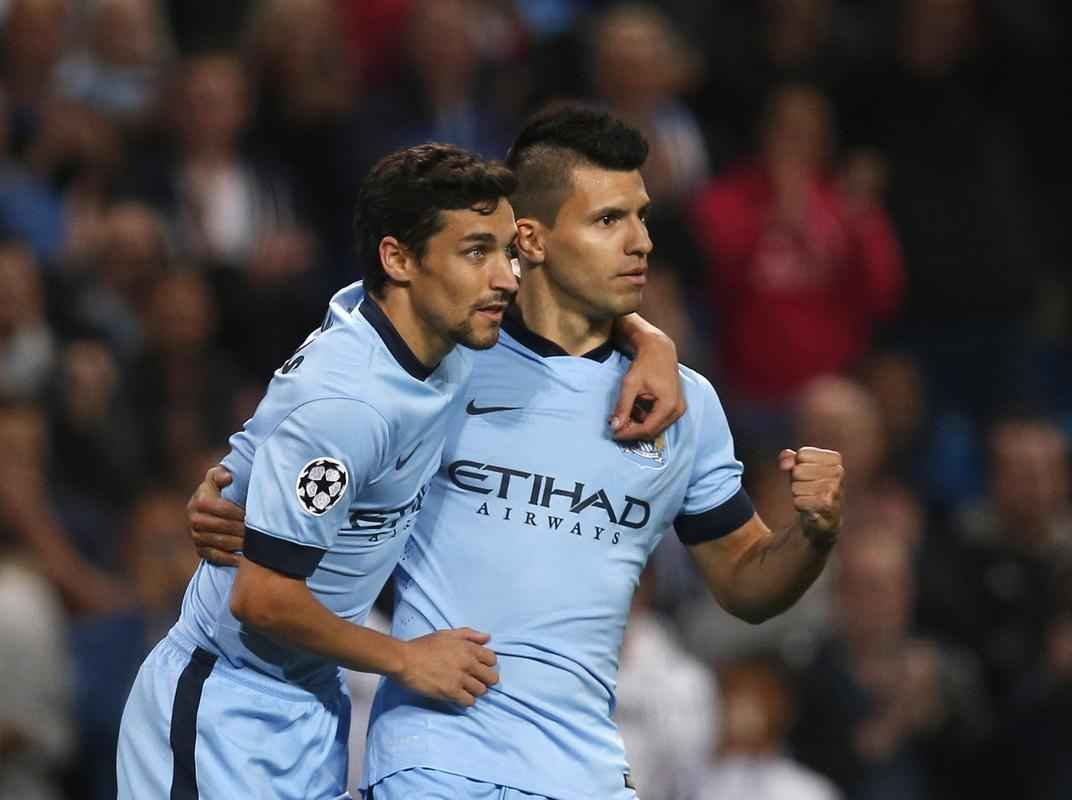 Jogo entre Manchester City x Roma terminou empatado em 1 a 1