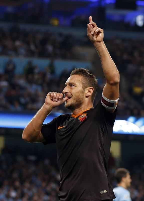 Jogo entre Manchester City x Roma terminou empatado em 1 a 1