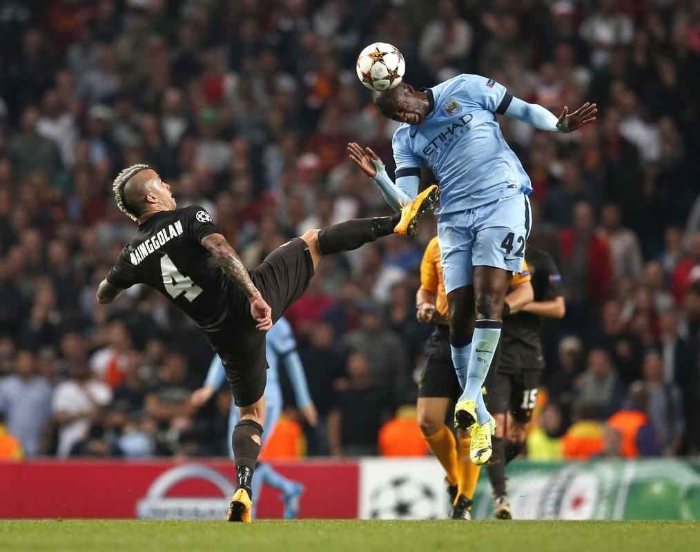 Jogo entre Manchester City x Roma terminou empatado em 1 a 1