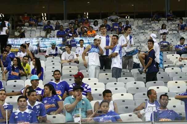 Punidas pelo Ministrio Pblico com banimento dos estdios brasileiros por seis meses por conta dos episdios de violncia ocorridos no clssico contra o Atltico, as torcidas Pavilho Independente e Mfia Azul levaram faixas e bandeiras ao Mineiro nesta quarta-feira, durante jogo contra o ABC de Natal, pela Copa do Brasil. A punio deve comear a ser cumprida na sexta-feira, vspera da partida contra o Inter pelo Campeonato Brasileiro. Os integrantes das faces estaro proibidos de frequentar estdios e seus arredores, num raio de cinco quilmetros, nos dias de jogos. No ser permitido o acesso de pessoas com vestimentas, faixas, bandeiras ou bons alusivos s agremiaes. A medida educativa se estende aos cinco prximos clssicos.