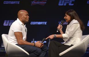 Entrevista de Anderson Silva no Copacabana Palace - Spider e a diretora geral do UFC, Grace Tourinho