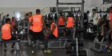 Depois da vitria sobre o Oeste, jogadores do Amrica treinam em academia em Araraquara