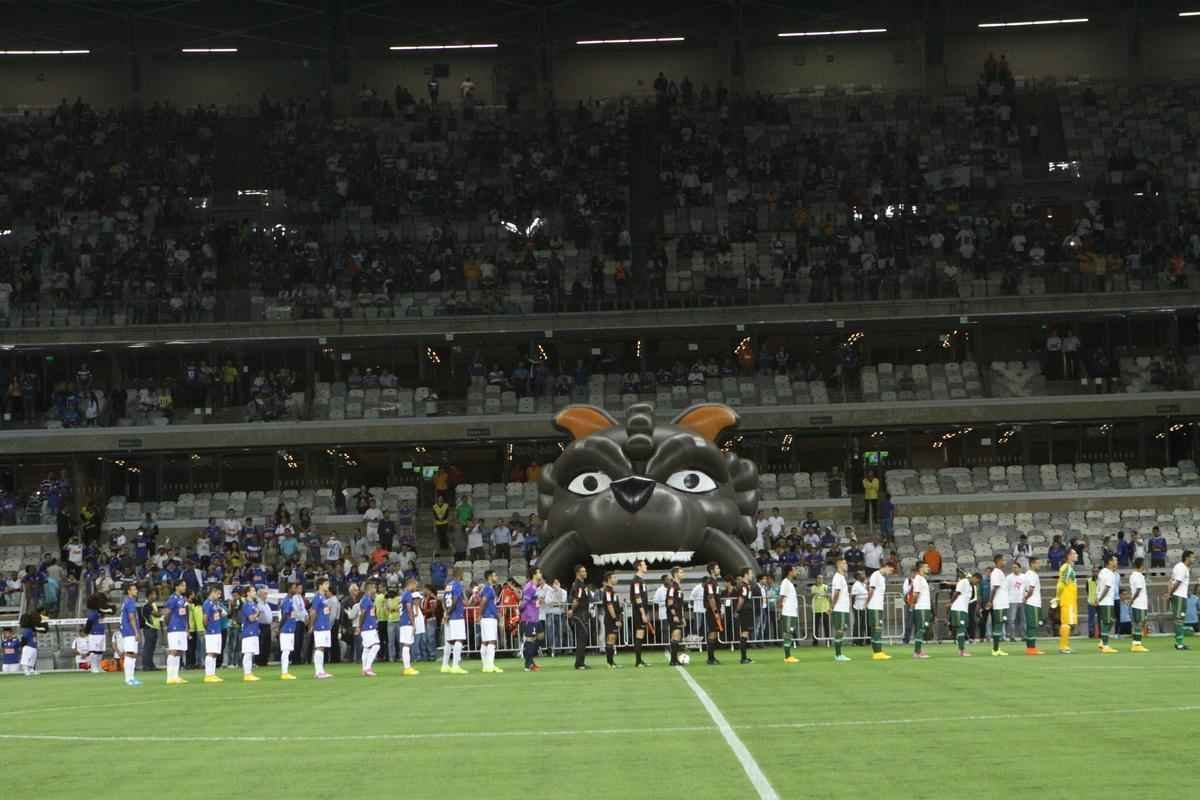 Galeria de fotos da torcida do Cruzeiro durante o confronto contra o Palmeiras, no Mineiro