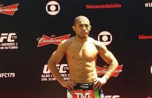 Jos Aldo, atrao principal do UFC 179, em ao no treino aberto 